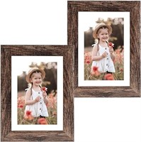 Capcillin 12x12 Picture Frame Wood Pattern Rustic