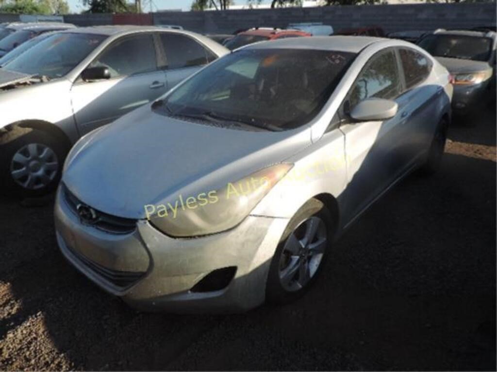 2013 Hyundai Elantra 5NPDH4AEXDH358775 Silver