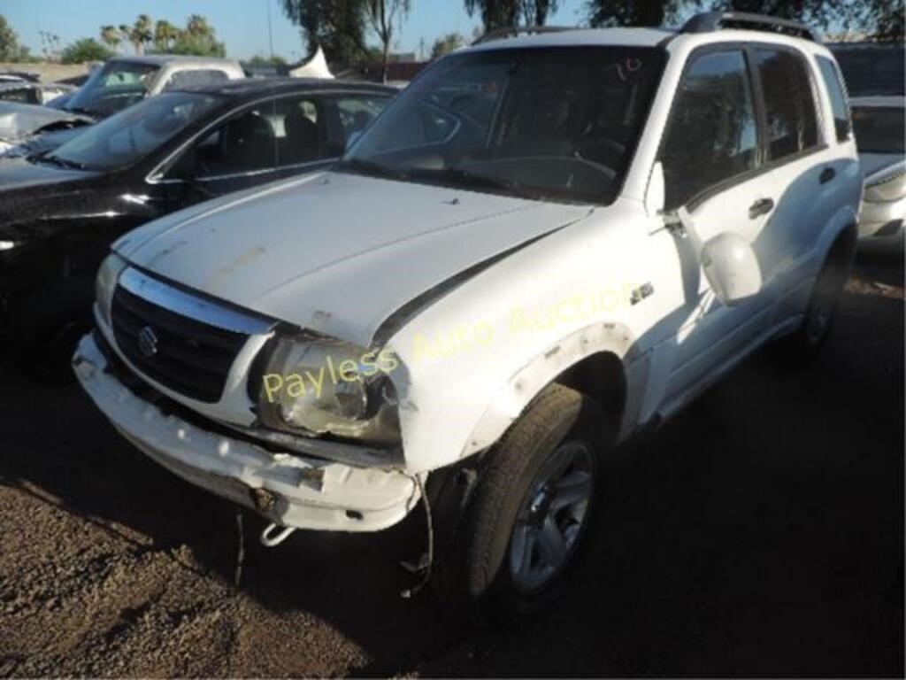 2002 Suzuki Grand Vitara JS3TD62V724162380 White