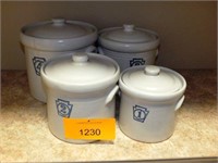 4-PIECE CANISTER SET