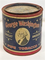 NOS George Washington Pipe Tobacco Tin