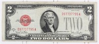 1928-G $2 Note (Red Seal)