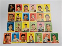 1958 Topps Baseball (25 Different Cards) 313 466