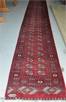 Long Persian Hand Knotted Runner 22.5"l x 2.8"w