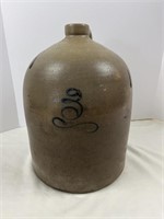 3 gallon bee sting salt glazed crock jug