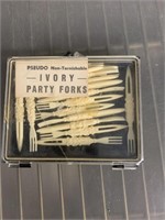 Ivory Party Forks