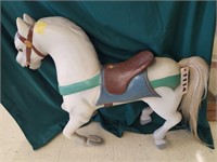 Wood/Composite Carousel Horse, (No pole, base)