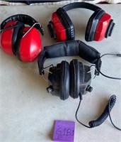 W - LOT OF 3 PROTECTIVE EAR MUFFS (G181)