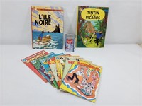 Bandes dessinées dont Tintin , Blondinette