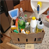 Kitchen Cleaning Products Box Lot