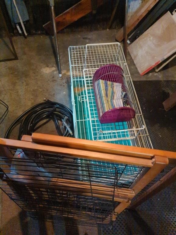 Small critter cages and hose