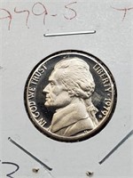 Type 1 1979-S Proof Jefferson Nickel