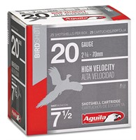 Aguila 1CHB2007 Birdshot High Velocity 20 Gauge 2.