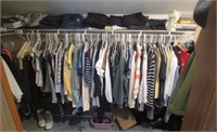 Closet FULL of clothes, shoes, pureses, misc.