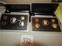 2- 1992 SILVER PROOF SETS