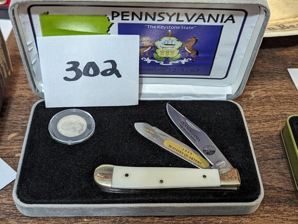 Pennsylvania State Quarters Knife