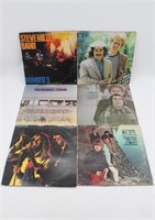 (6) Rock & Roll Vinyl Record LP Albums