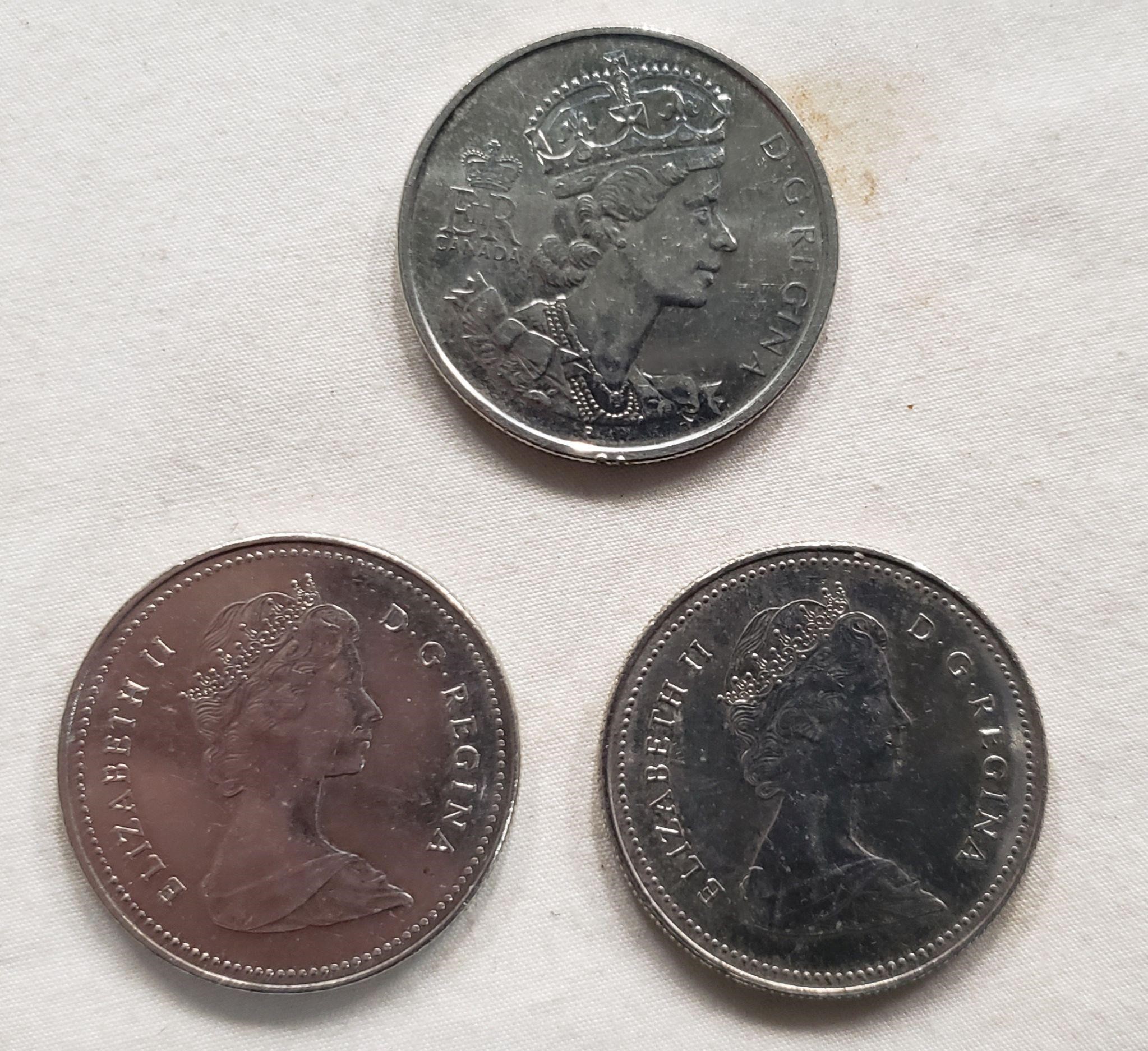 Canadian 50 Cent Coin's 3 in total