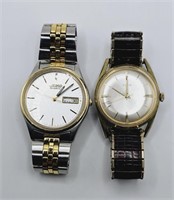 Lot of 2 Vintage Watches Including Seiko & Elgin
