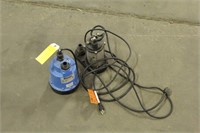 (2) Sump Pumps 1/6 HP, Simmer & Unknown Brand,