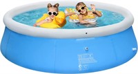 *Inflatable Above Ground Pool, 8ft x 27in