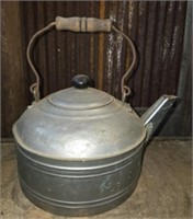 Vintage Aluminum Revere Ware Large Kettle with Lid