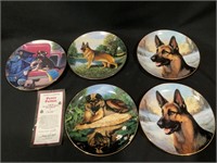 Danbury Mint & Hamilton Dog Collector Plates