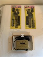 TYCO TRANSFORMER, HO SCALE ATLAS LEFT AND RT.