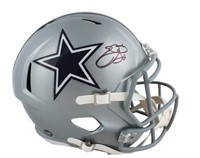 Cowboys Emmitt Smith Signed Full Size Helmet BAS