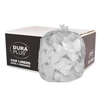 35x50" Strong Clear LLDPE Garbage Bags, 125 ct