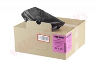 Black Recycled Garbage Bags, 26" x 36", Reg, 250ct