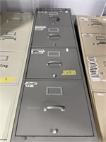 4 drawer file cabinet w/key