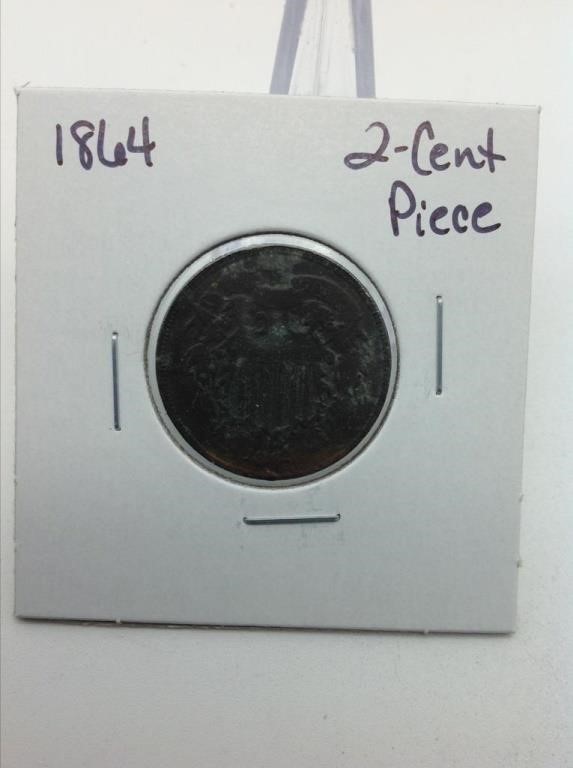 1864 2-Cent piece