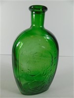 Vintage Wheaton Glass Bottle,  Green