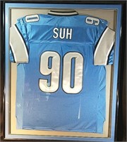 Ndamukong Suh Detroit Lions Jersey Display