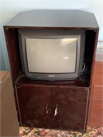 Phillips TV, TV Cabinet, Compact Disc Player x 2