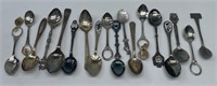 Collection of Souvenir Spoons, as pictured