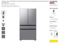 A2027 Samsung - 23 cu. Ft. 4-Door Refrigerator