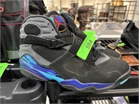 NIKE AIR JORDAN 8 RETRO AQUA SHOES SZ 11