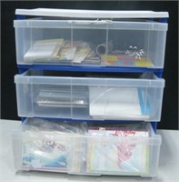 3 Poly Drawers w/ New Cards - Birthday & Holiday