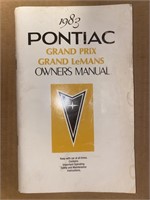 1983 Pontiac GRAND PRIX, LEMANS  Owner's Manual