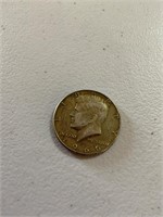 silver Kennedy half dollar 1966