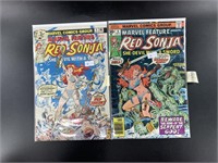 2 Marvel comics from Red Sonja: #4, 6 est. fine pl