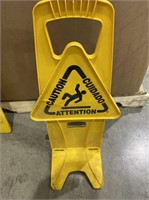 Rubbermaid Commercial 6112-00 2 Sided Caution