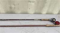Vintage fly fishing rods 1 jc Higgins