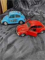 2 Die Cast VW Bugs