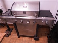 Kenmore stainless steel gas grill with side