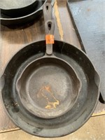 2 Cast Iron Skillets Benjamin Medwin 6.5” and 10”