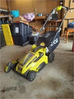 Ryobi 16in 40v mower with battery and charger