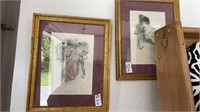 Victorian - framed prints- 12.5 x 15.5 inches -